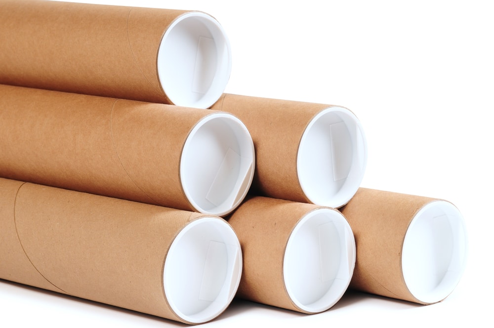 Poster tubes for shipping